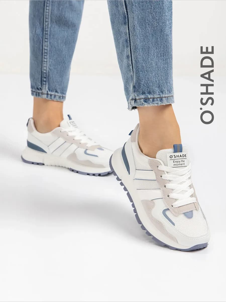 O'SHADE Кроссовки белые женские - фото 1