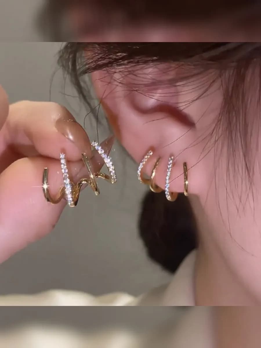 Серьги бижутерия