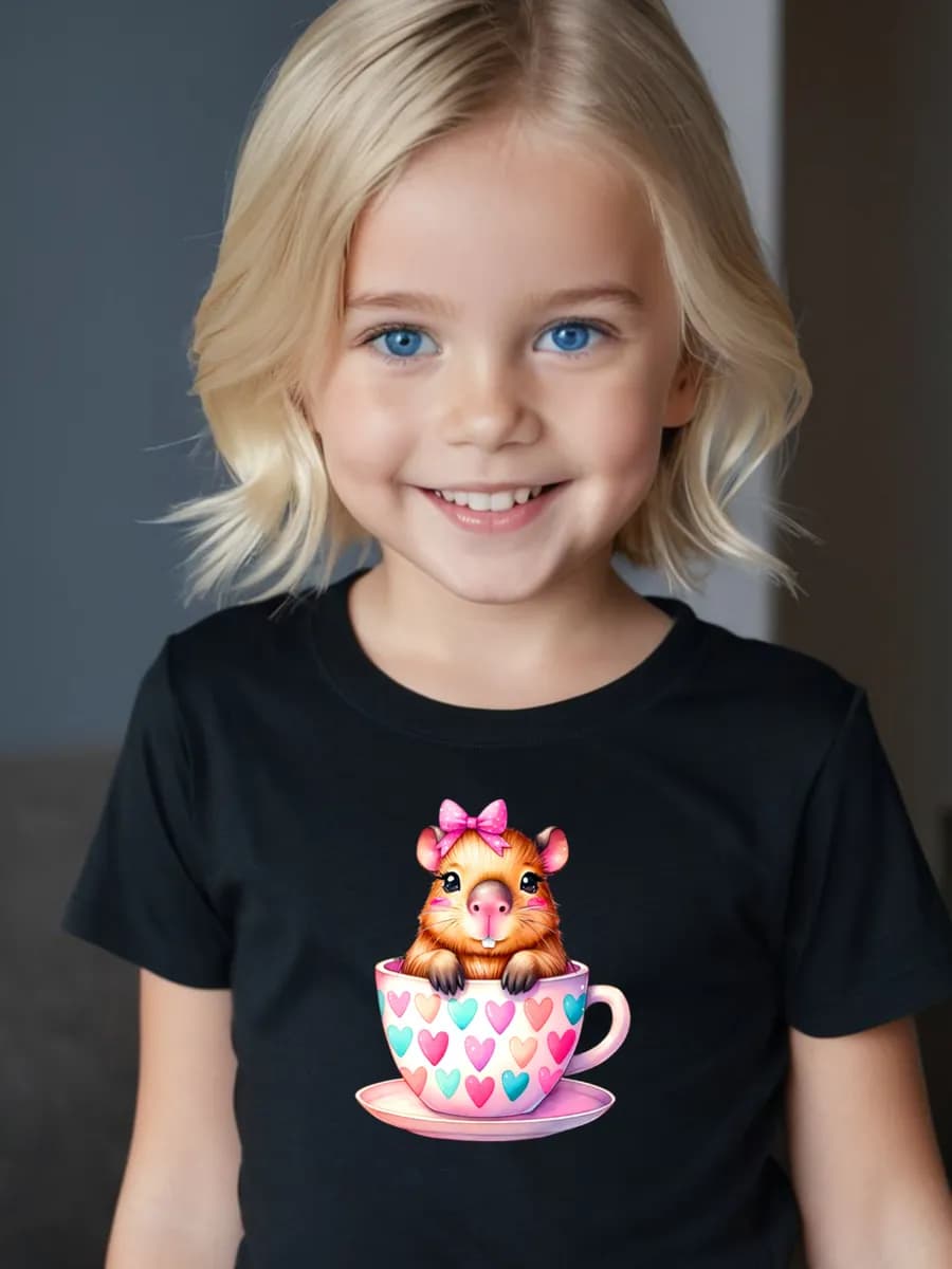 Футболка с капибарой