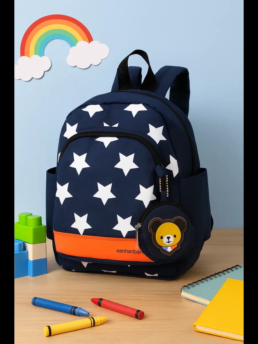 Рюкзак детский дошкольный для сада со звездами