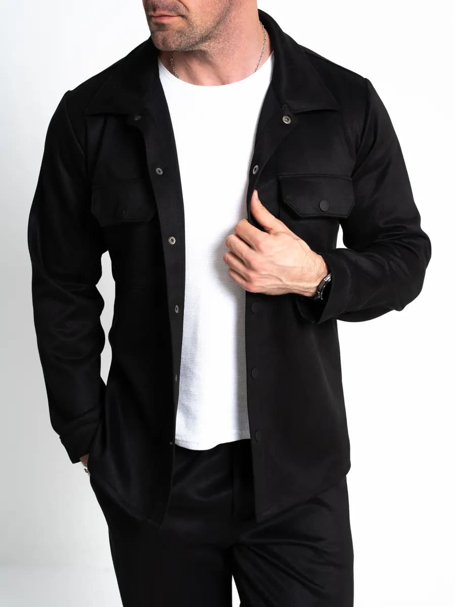 Костюм вельветовый брюки прямые с рубашкой