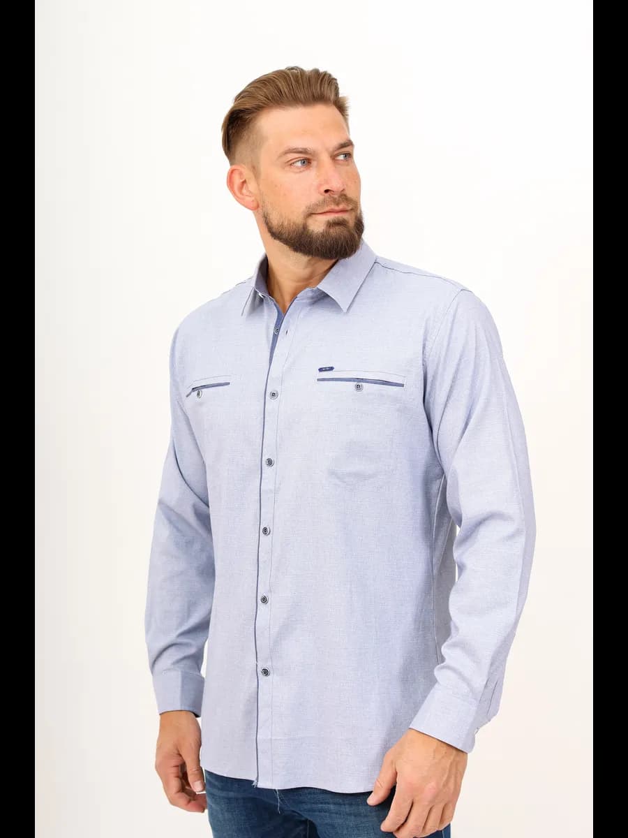 Рубашка мужская хлопковая