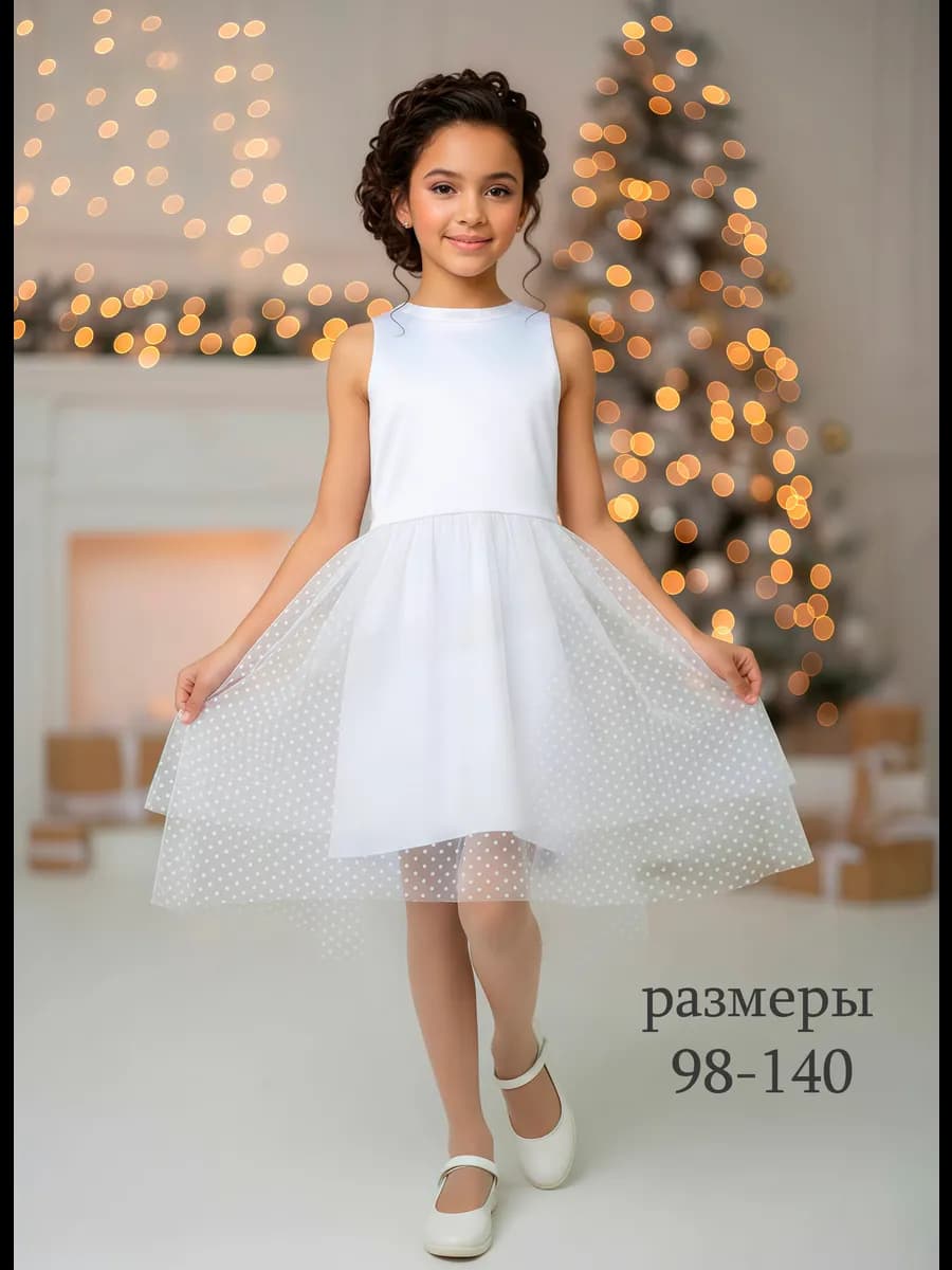 Нарядное праздничное платье для девочки