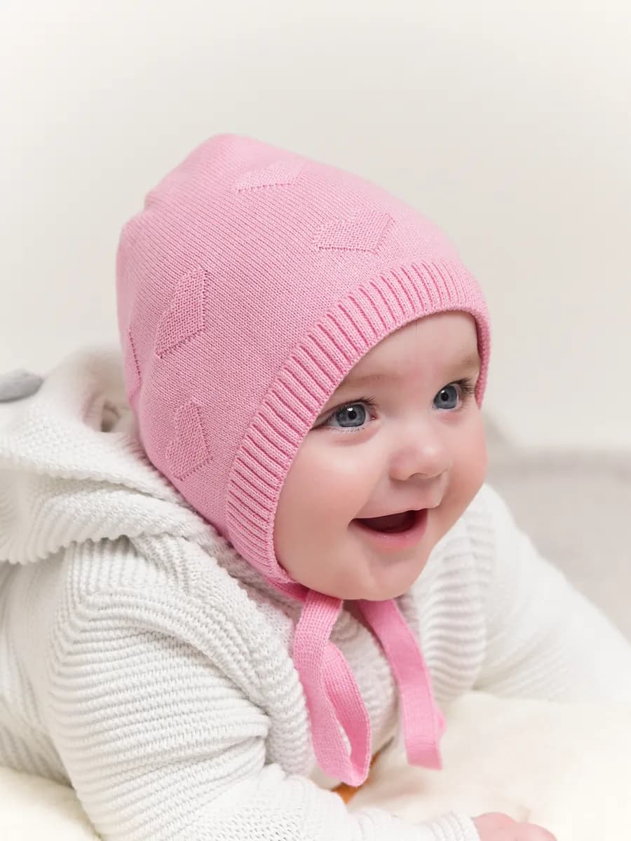Чепчик шапка для новорожденного