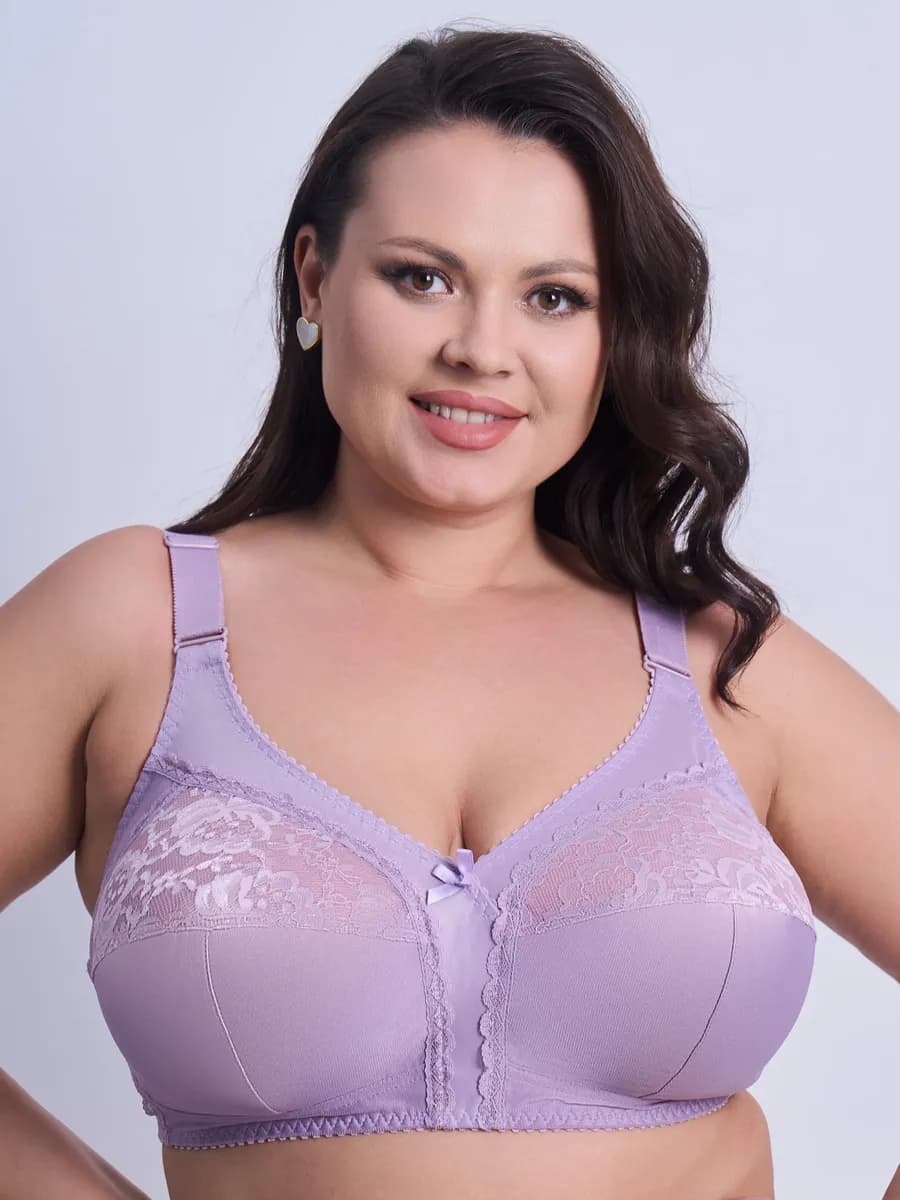 Бюстгальтер без косточек для полных женщин