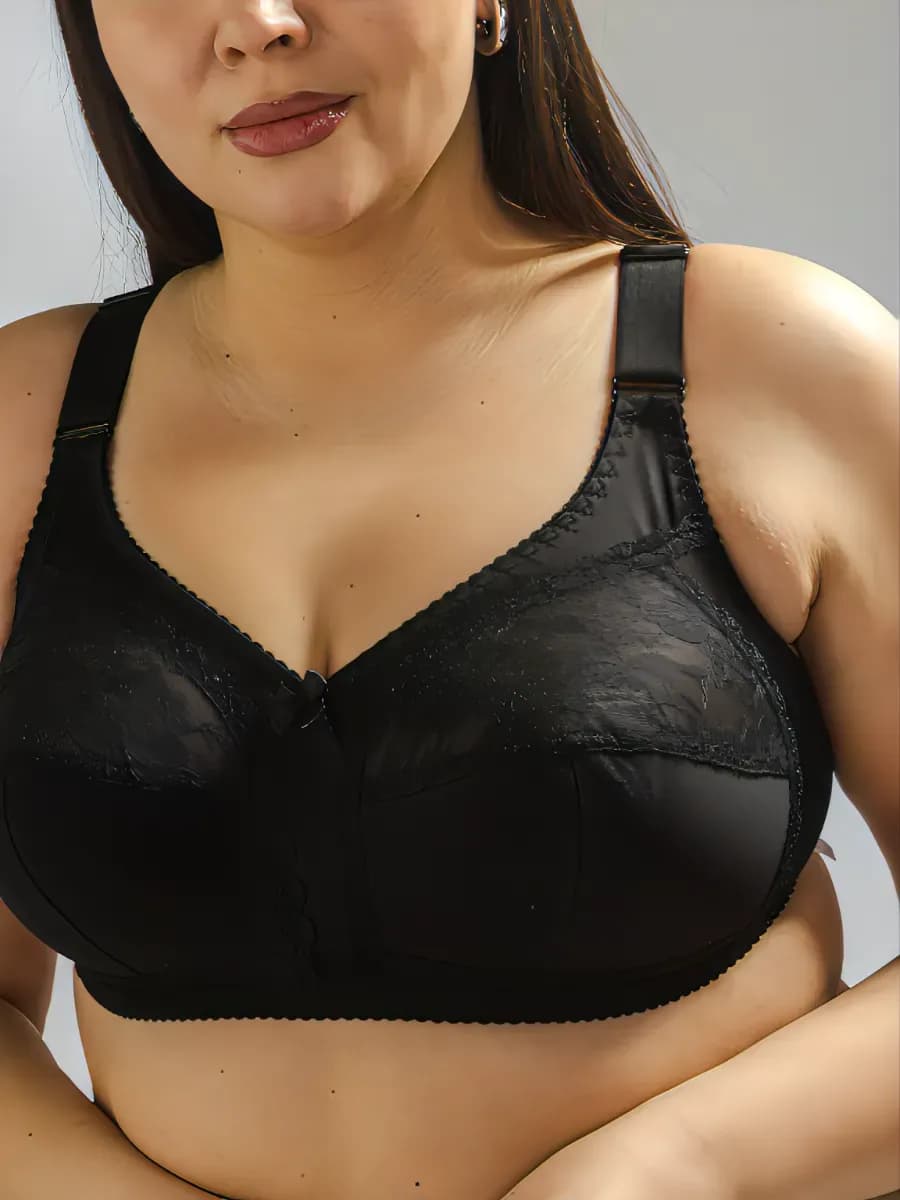 Бюстгальтер без косточек для полных женщин