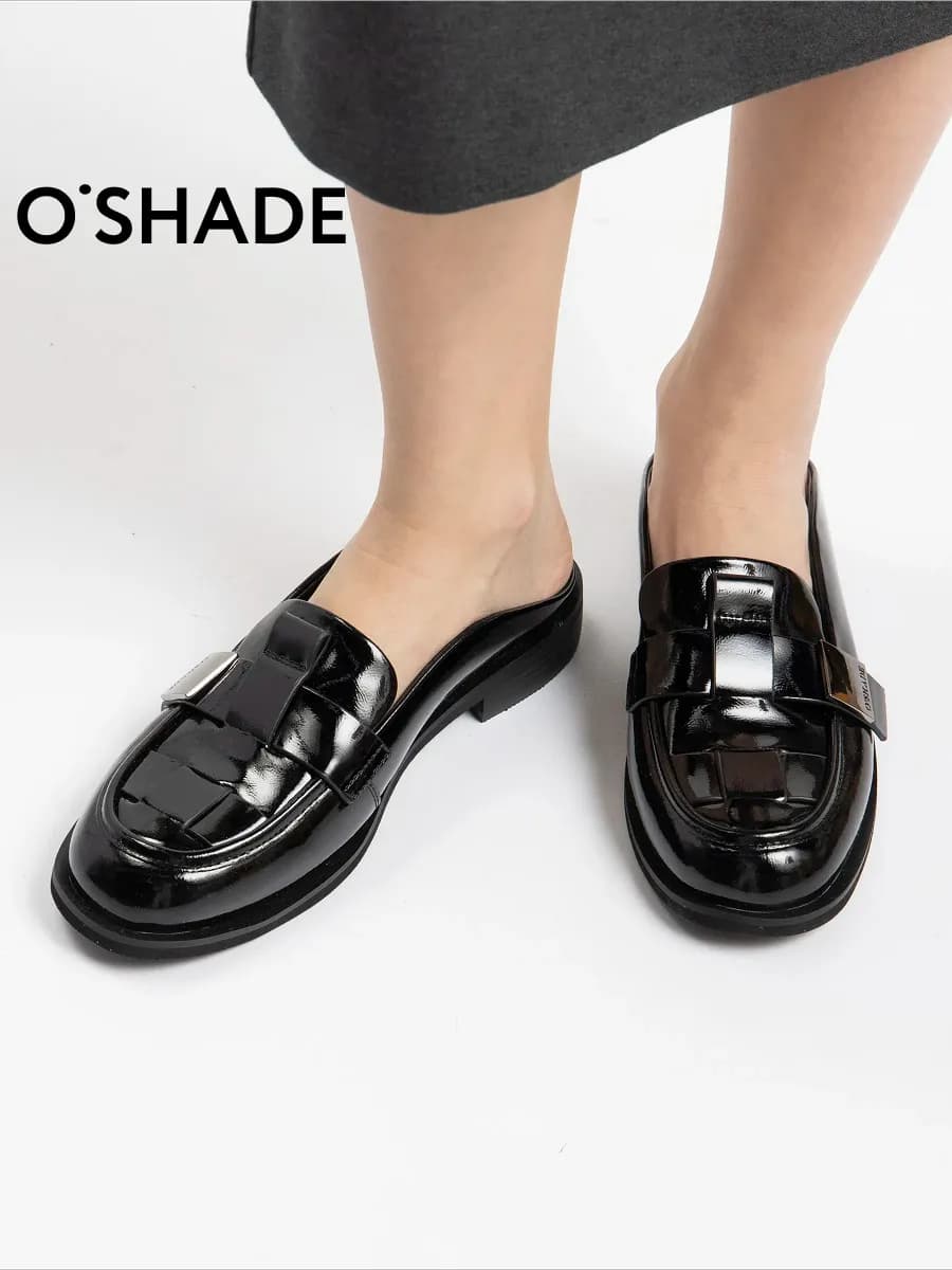 Сабо женские мюли плетеные