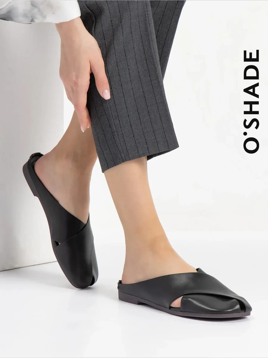 Мюли женские натуральная кожа