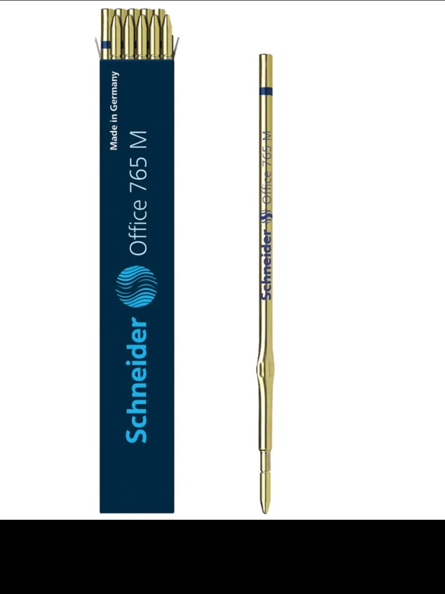 Стержень "Office 765" шариковый синий, 1.0мм, 107мм, 10 шт