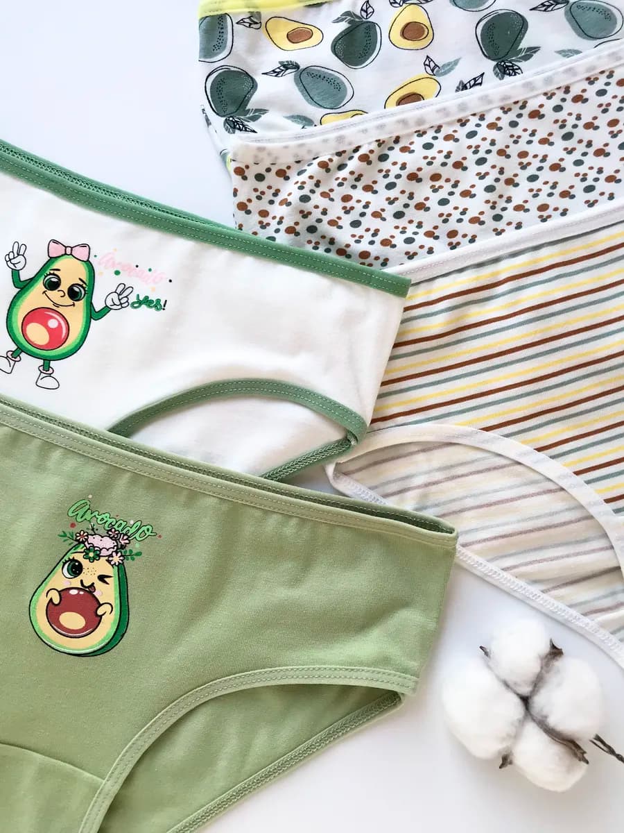 Трусы для девочки и для подростка набор 5 шт