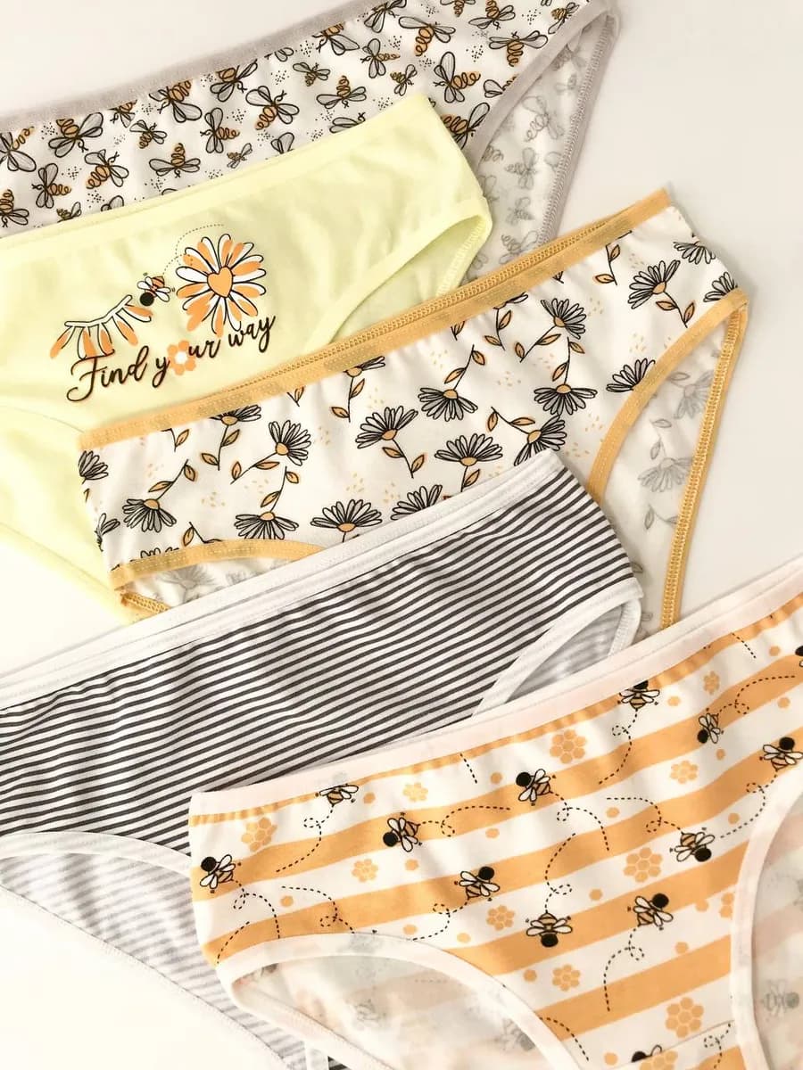 Трусы для девочки и для подростка набор 5 шт