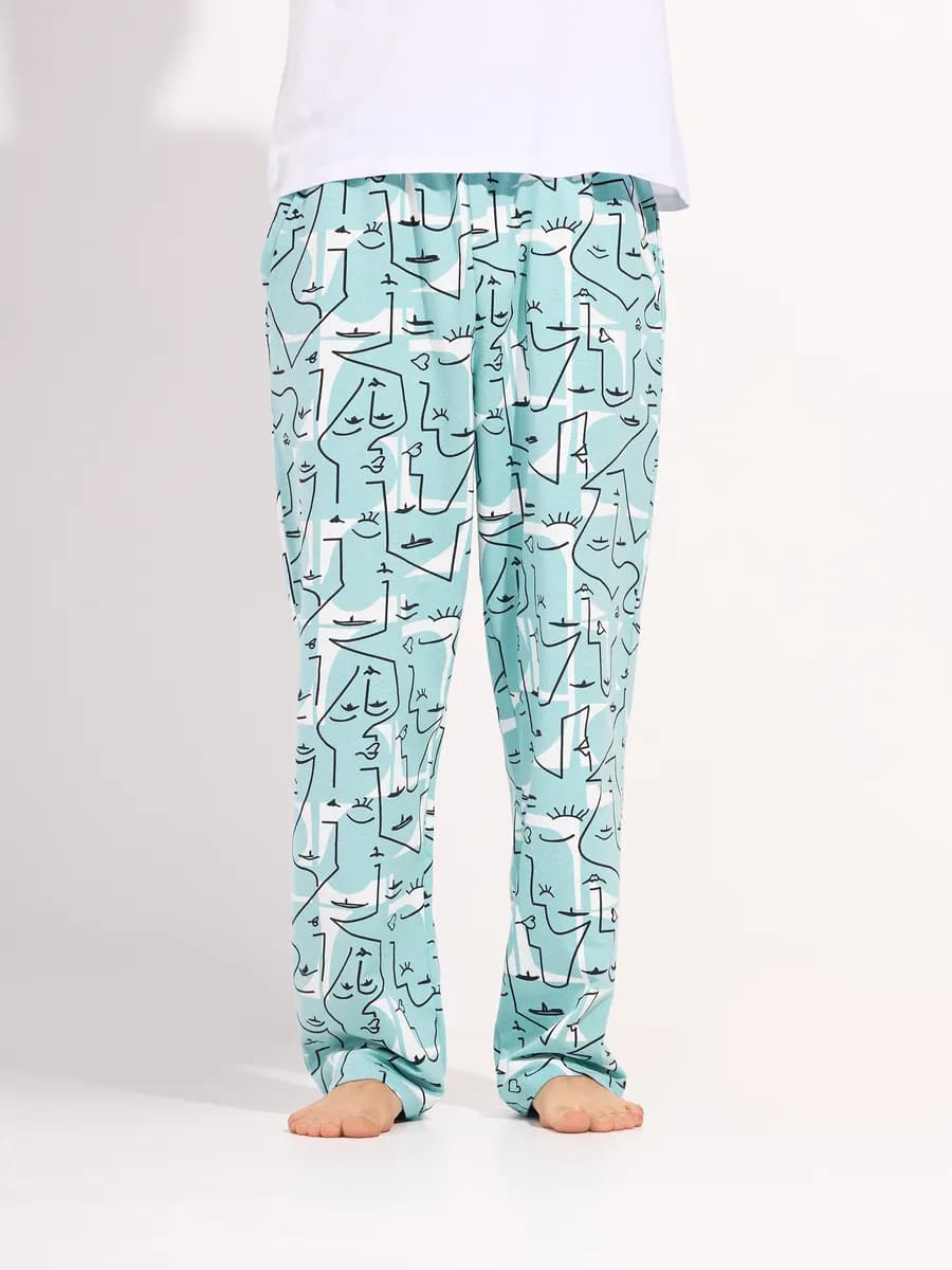 Штаны пижамные домашние уютные хлопок