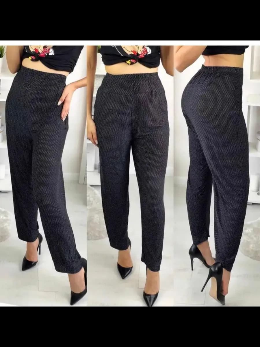 Штаны домашние с цветочным принтом