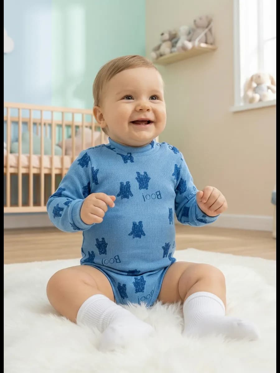 Боди водолазка кашкорсе лапша на кнопках