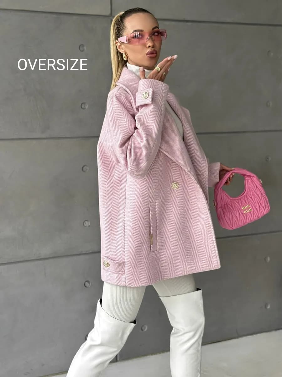 Пальто пиджак демисезонное оверсайз