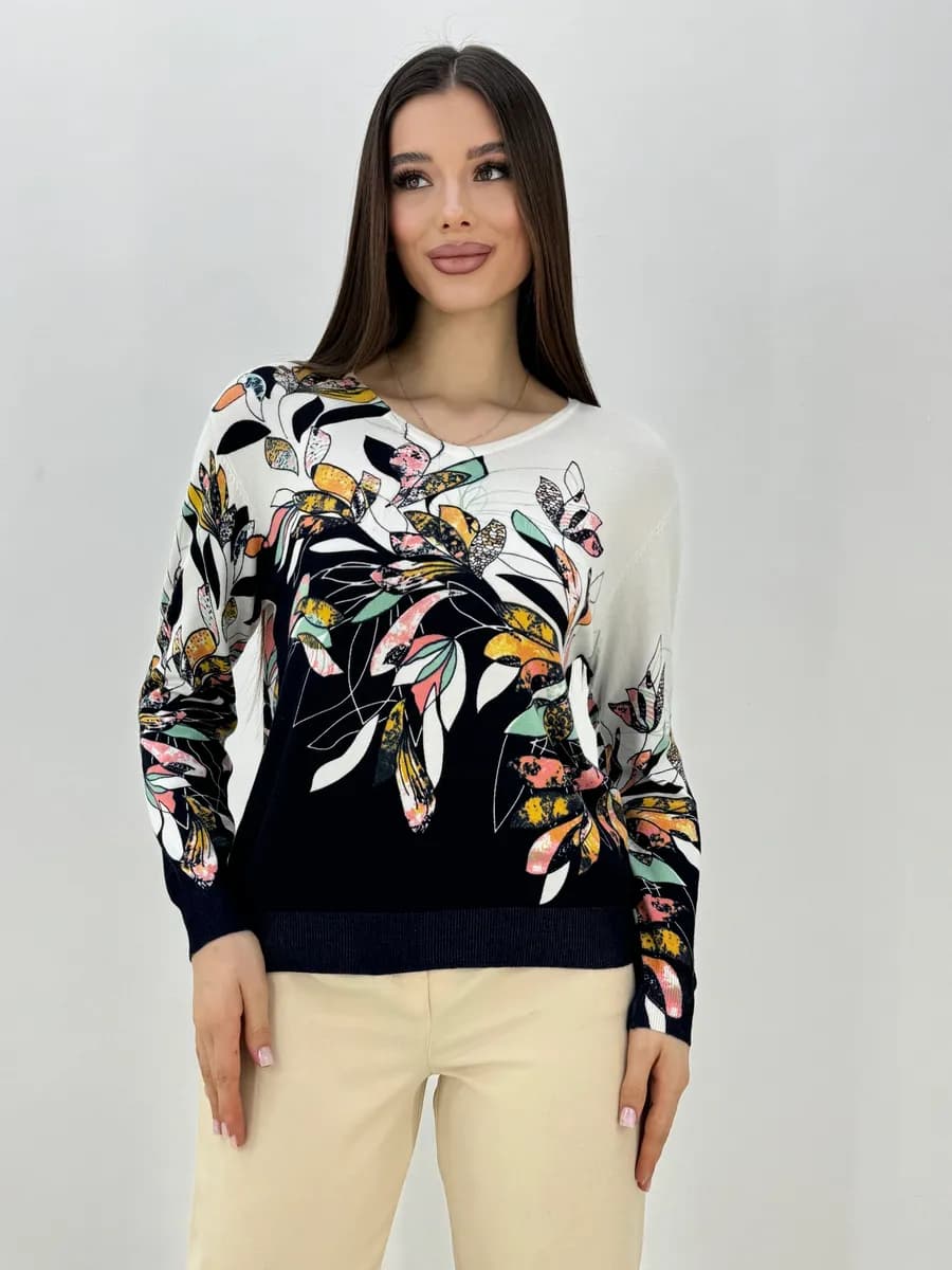Джемпер женский с принтом