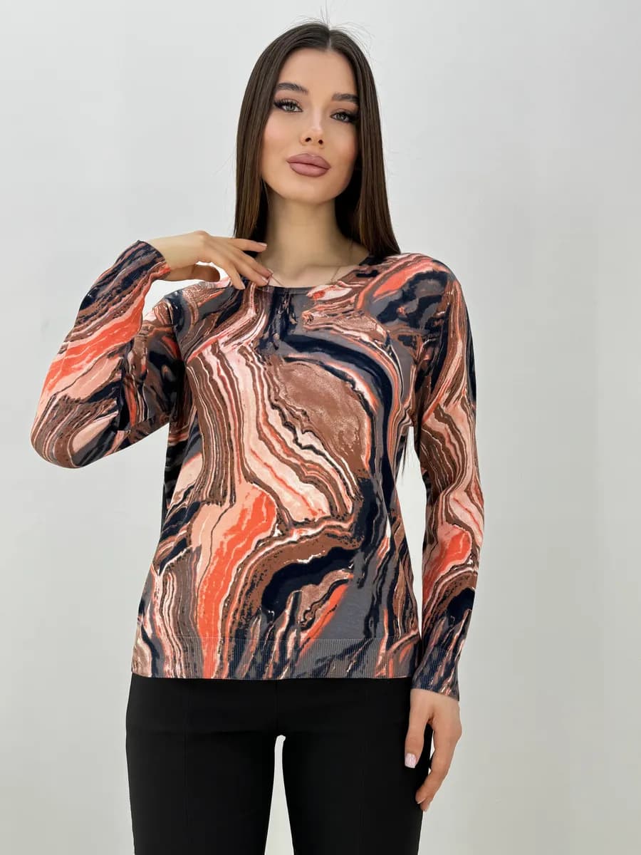 Джемпер женский с принтом