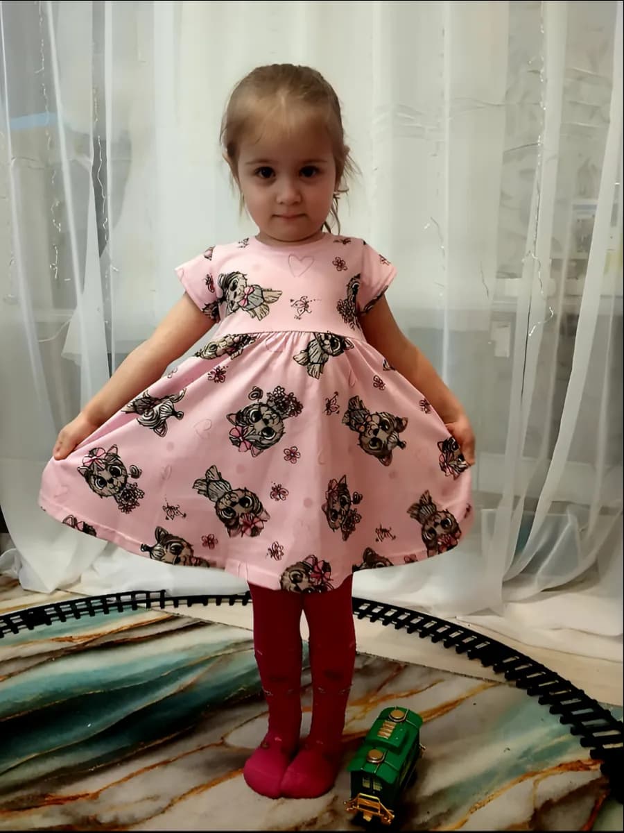 Платье в садик