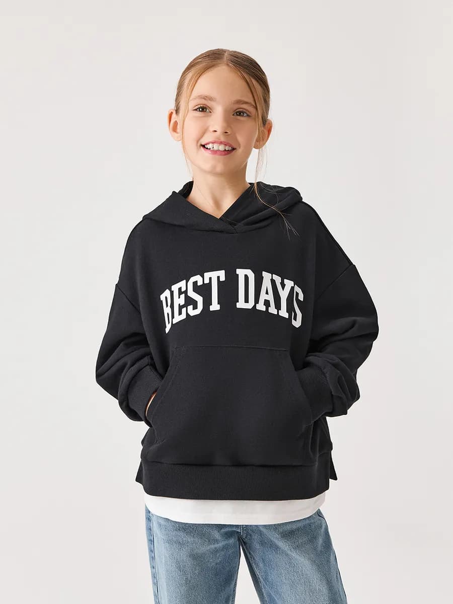 Худи без начёса на весну