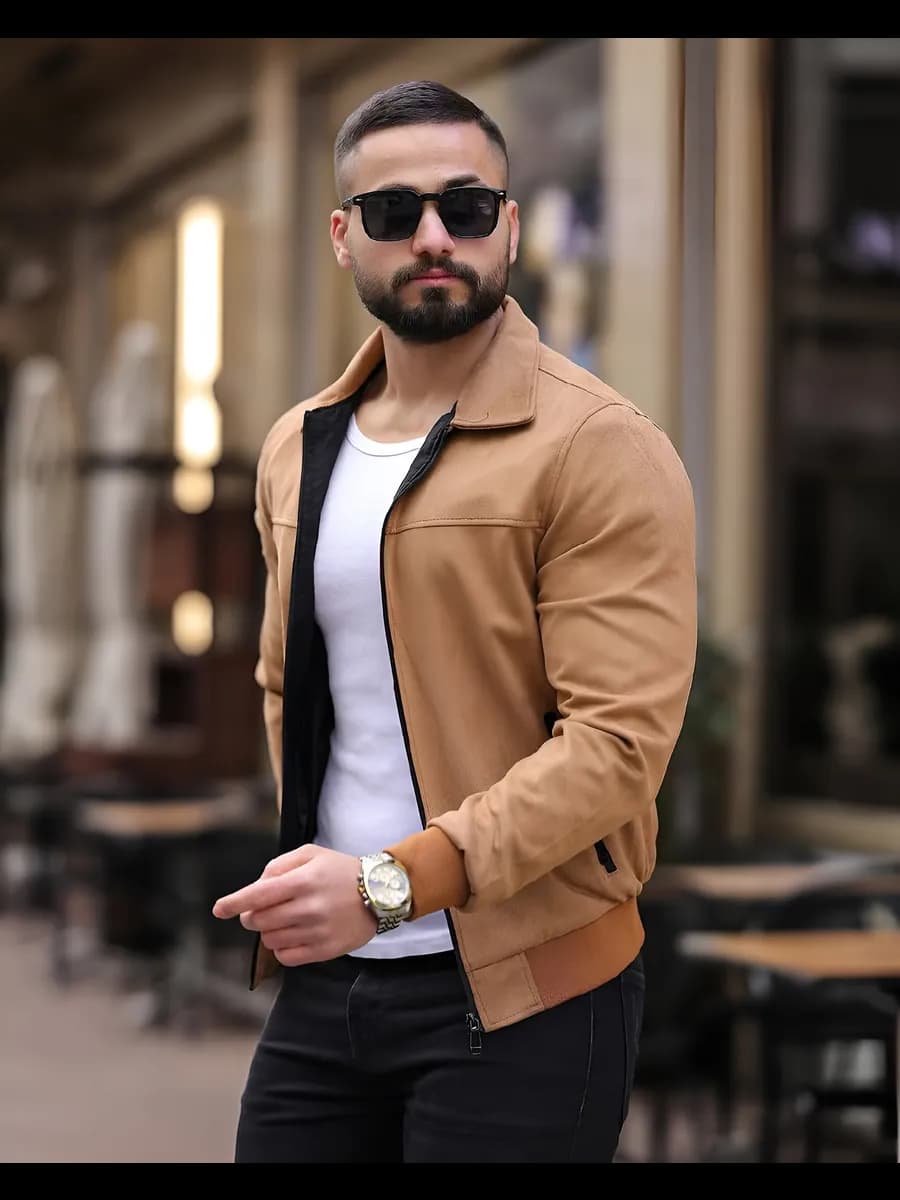 Куртка замшевая демисезонная