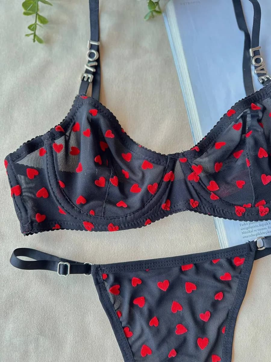 Комплект нижнего белья сетка