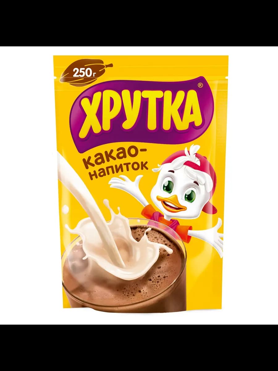 Хрутка какао-порошок, 250 гр. 1 шт