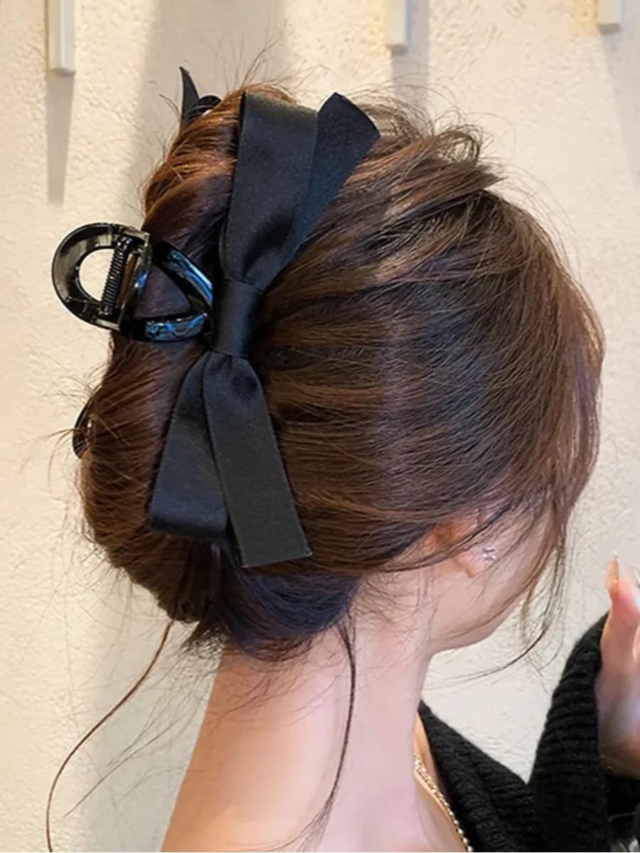 Крабик для волос большой бант