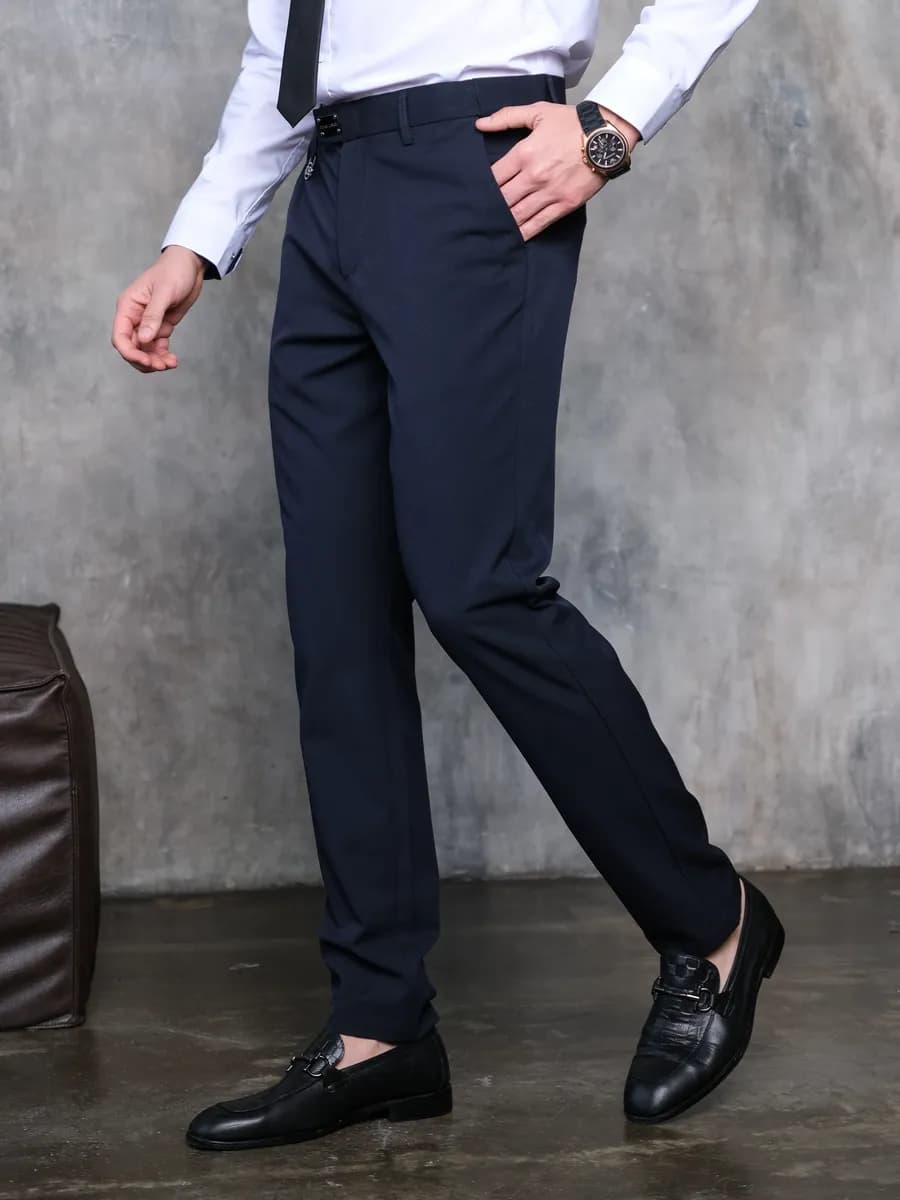 Брюки классические зауженные на высокий рост