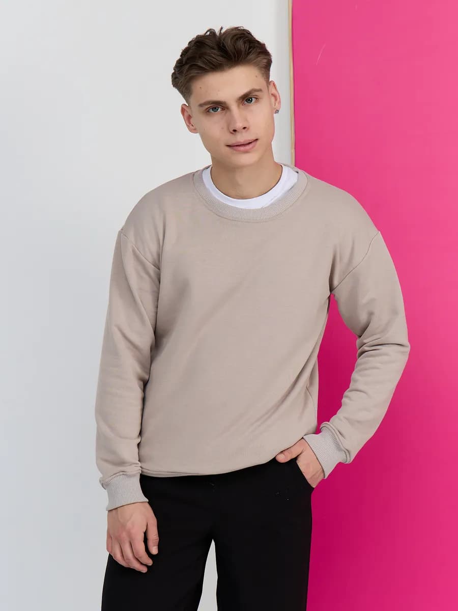 Свитшот оверсайз в школу подростковый лонгслив