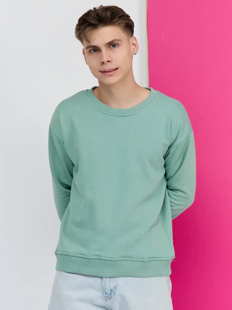 Свитшот оверсайз в школу подростковый лонгслив