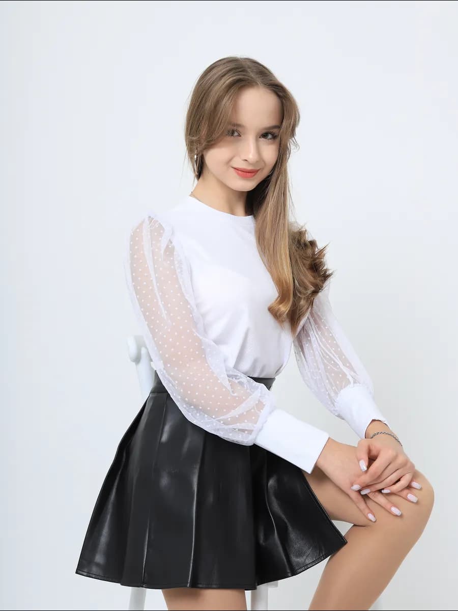 Блузка школьная нарядная