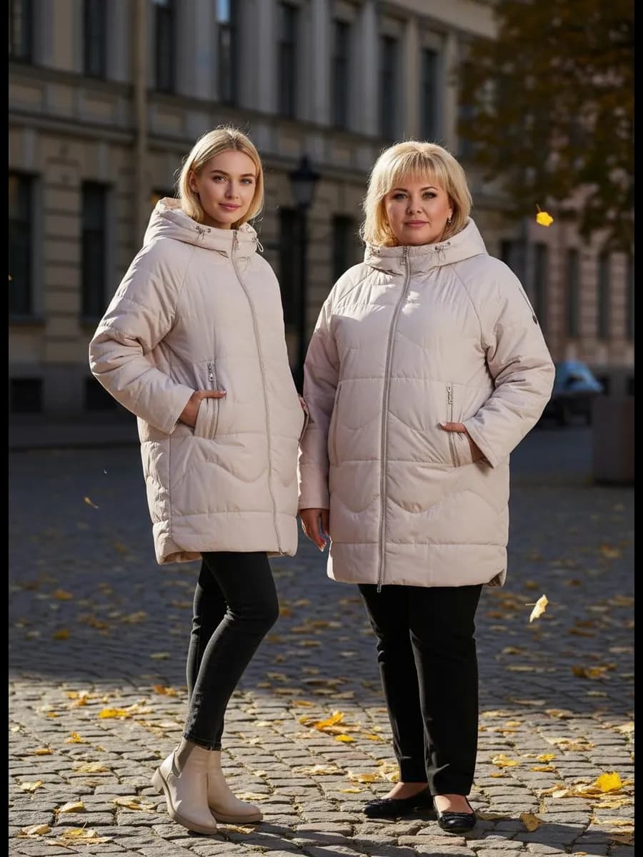 Куртка демисезонная удлиненная