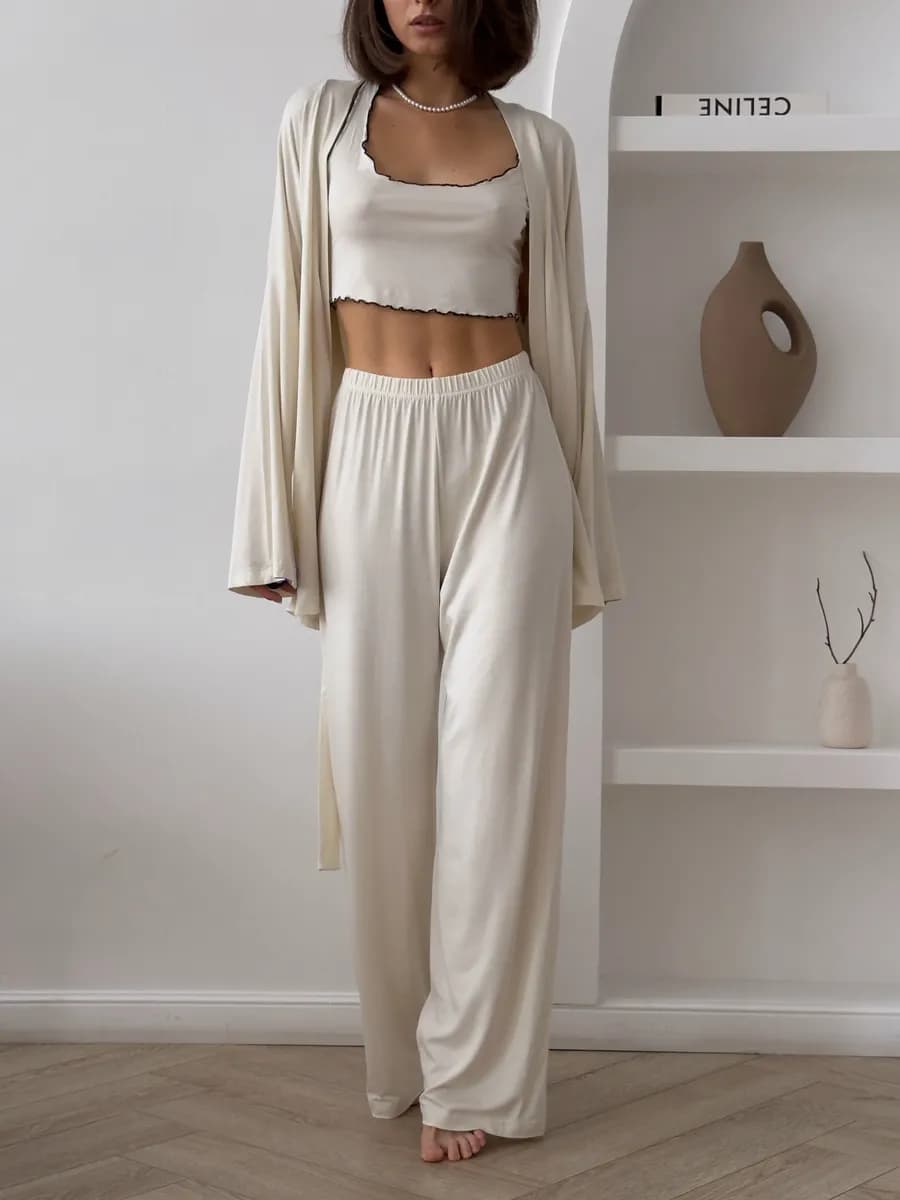 Пижама тройка вискоза