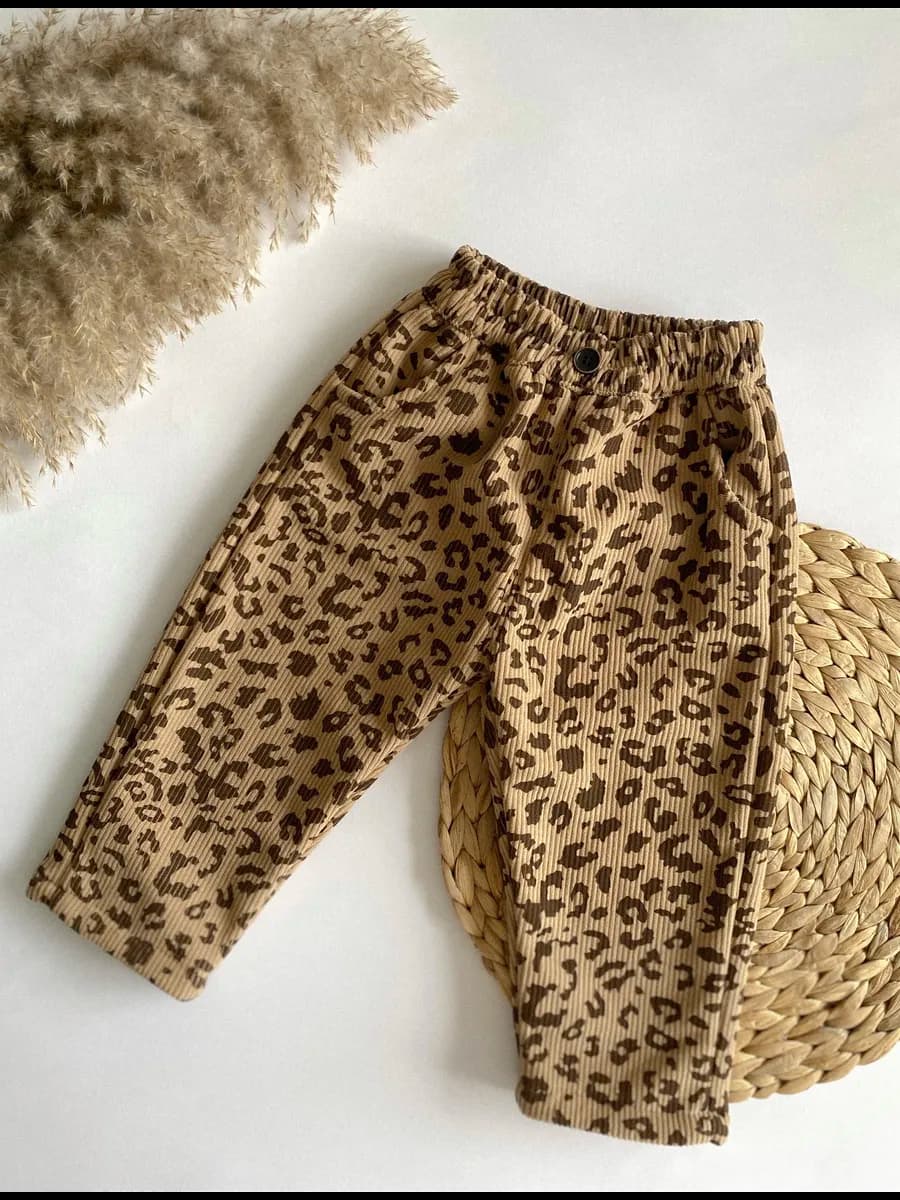 Брюки вельветовые, теплые, детские на резинке