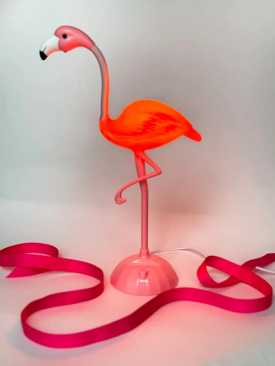 Ночник светильник фламинго розовый