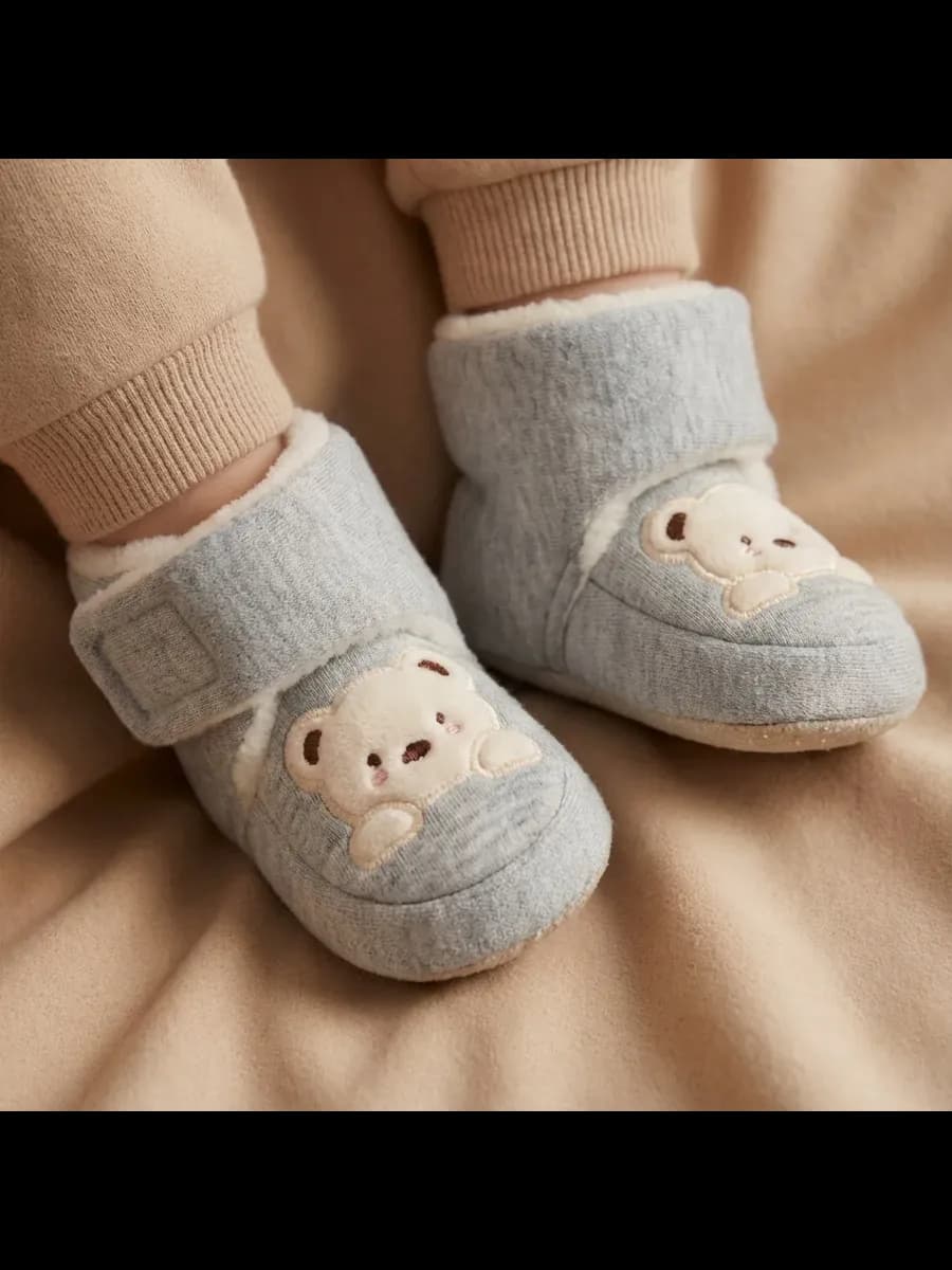 Пинетки зимние для новорожденных