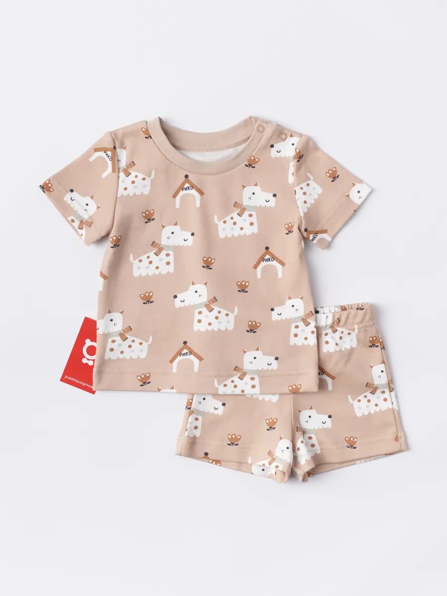 Комплект с шортами и футболкой для девочки