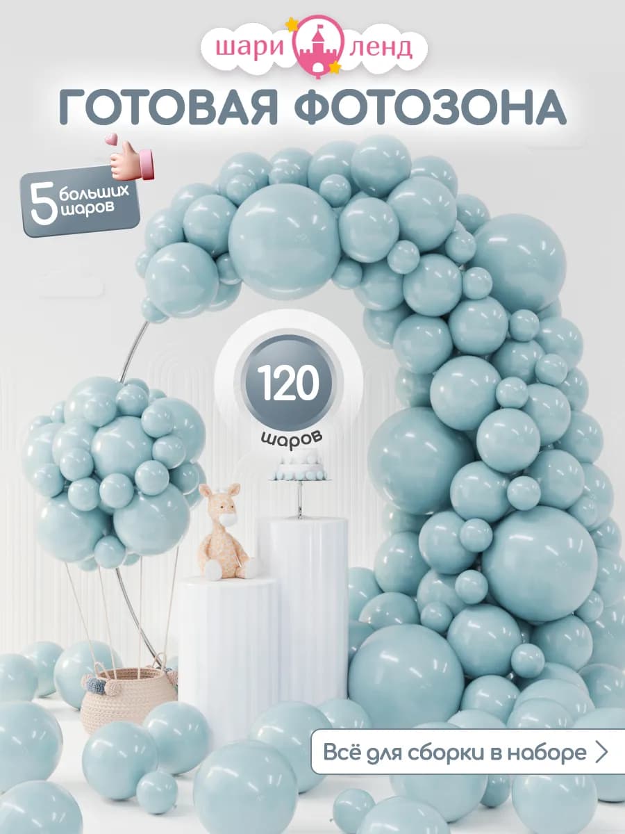 Набор воздушных шаров для фотозоны