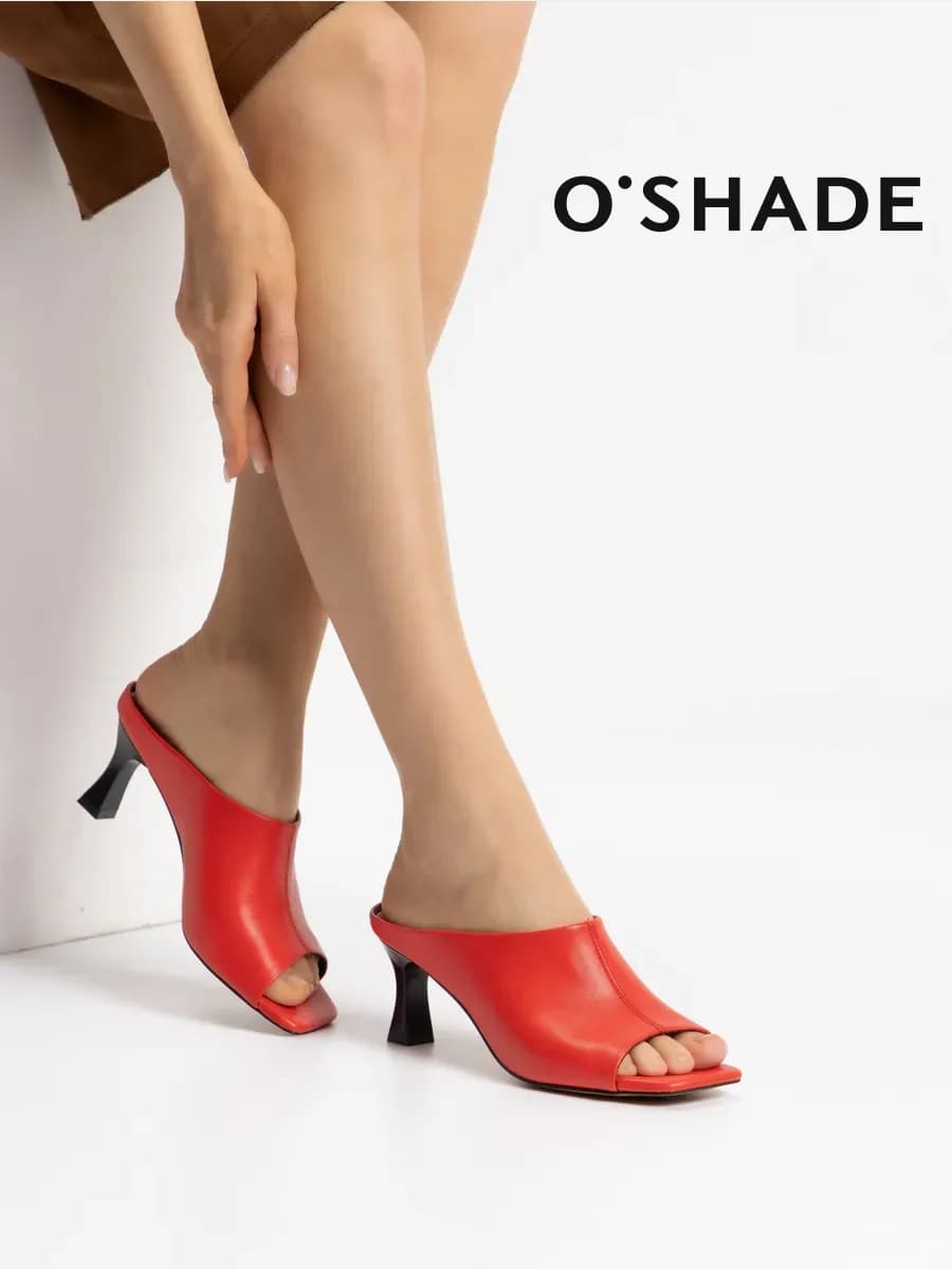 Мюли женские натуральная кожа