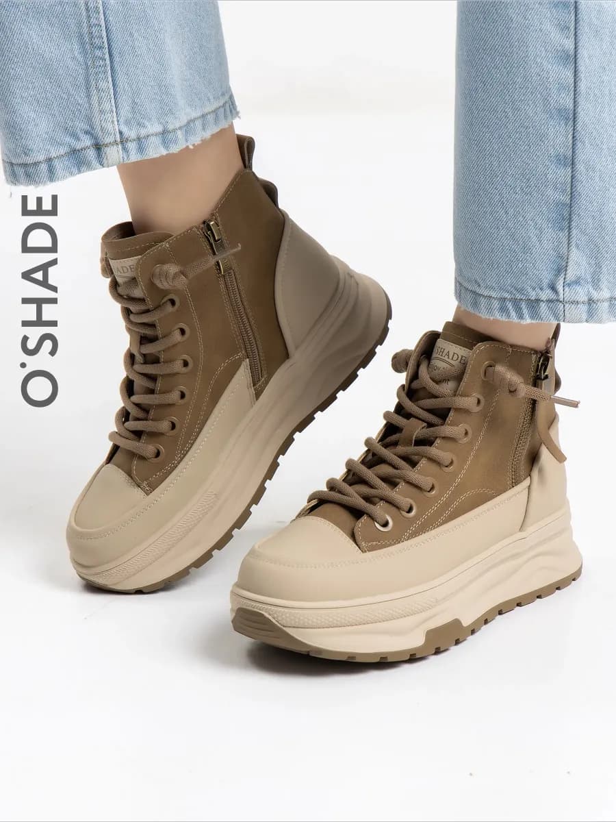 Ботинки женские демисезонные на платформе