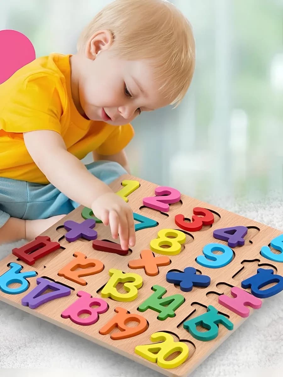 Сортер деревянный цифры для детей