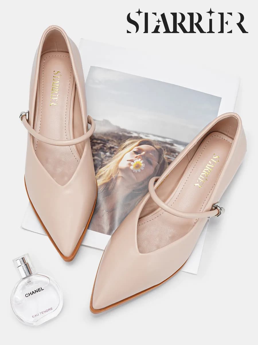 Туфли лодочки на низком каблуке