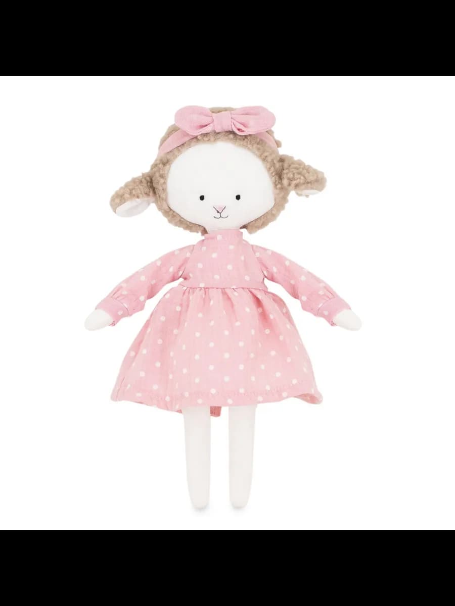 Мягкая игрушка Cotti Motti Овечка Зои в розовом платье