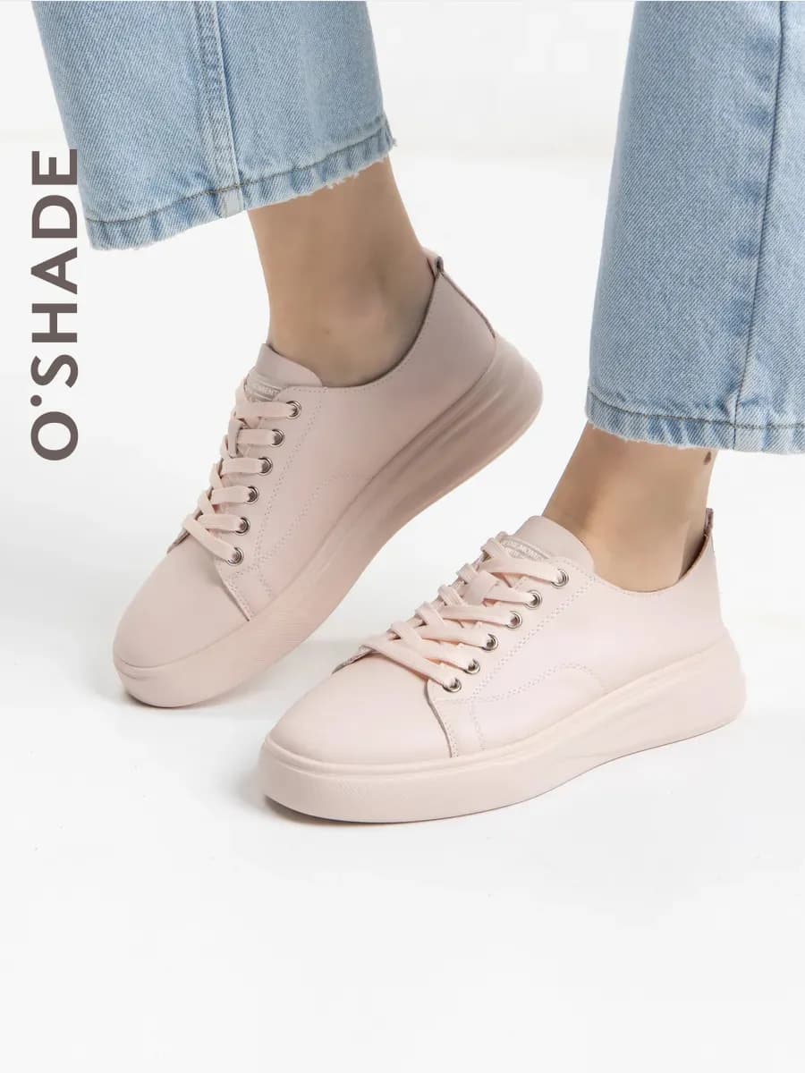 Кеды женские розовые