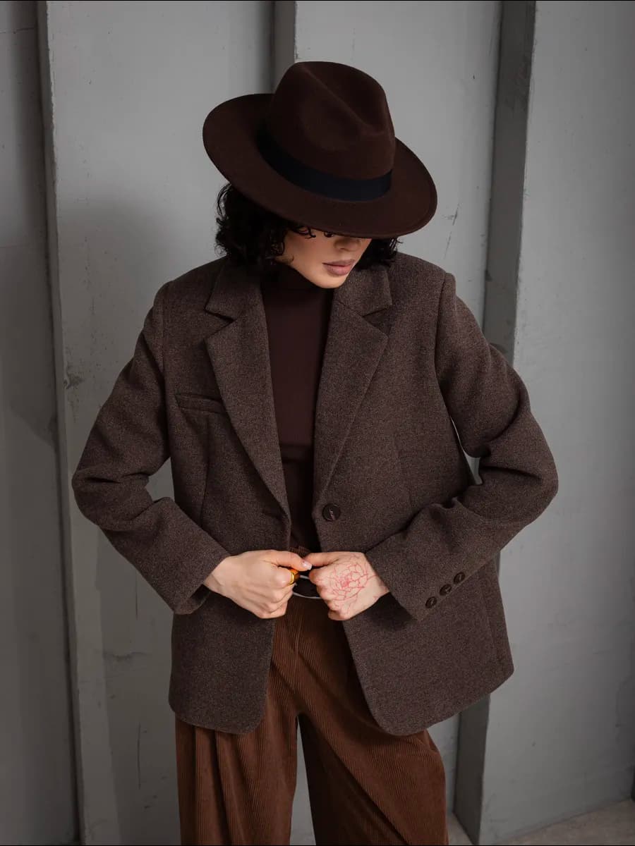 Пиджак пальто полупальто шерстяное