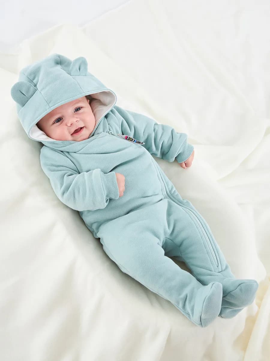 Комбинезон утепленный детский для новорожденных - фото 1