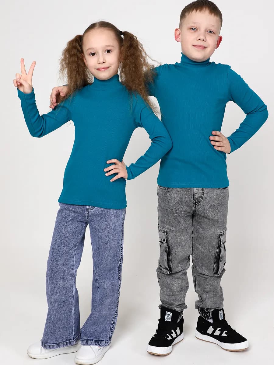 Водолазка кашкорсе однотонная базовая