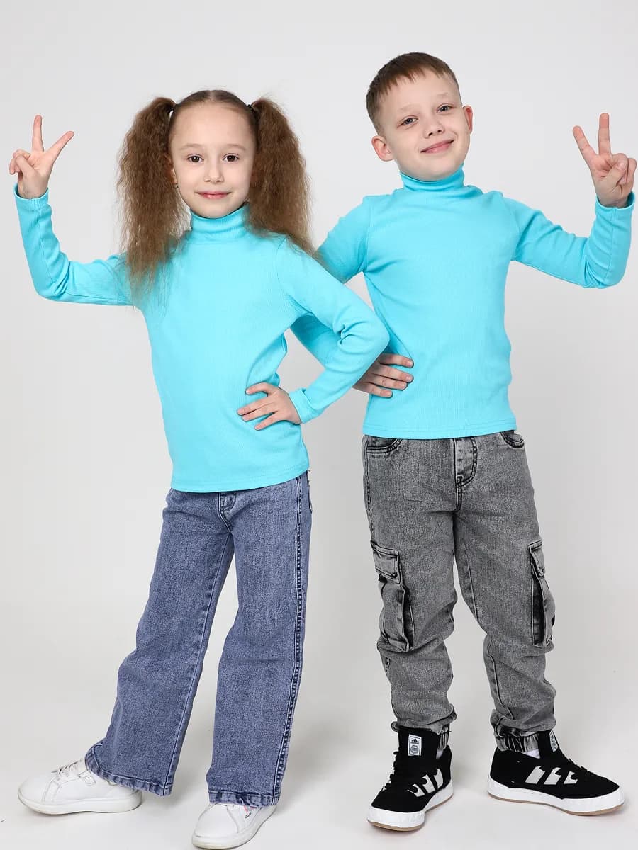 Водолазка кашкорсе однотонная базовая