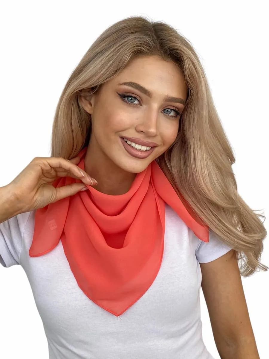 Платок шифоновый на шею