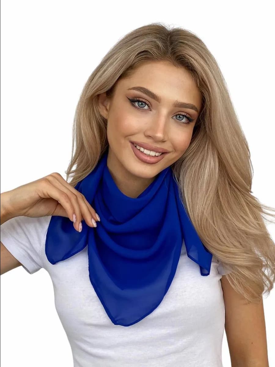 Платок шифоновый на шею